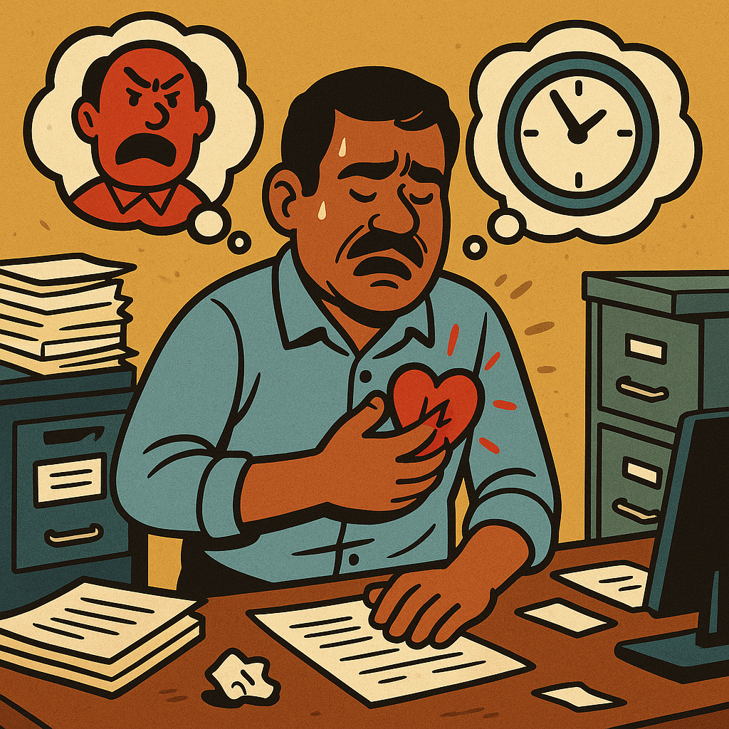 Had a Heart Attack? Your Job May Be to Blame.