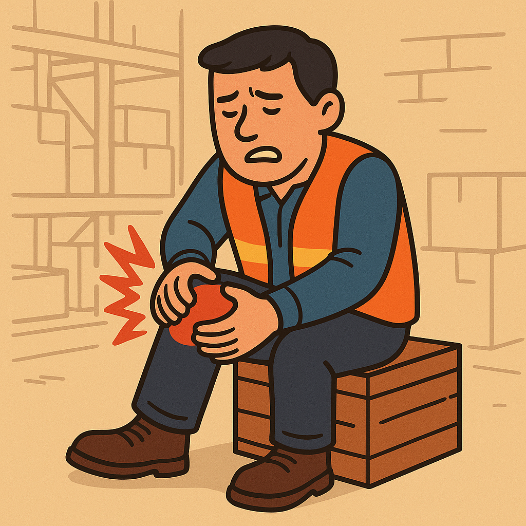 Knee Injury at Work in California? What to Know About Workers’ Comp and Your Rights