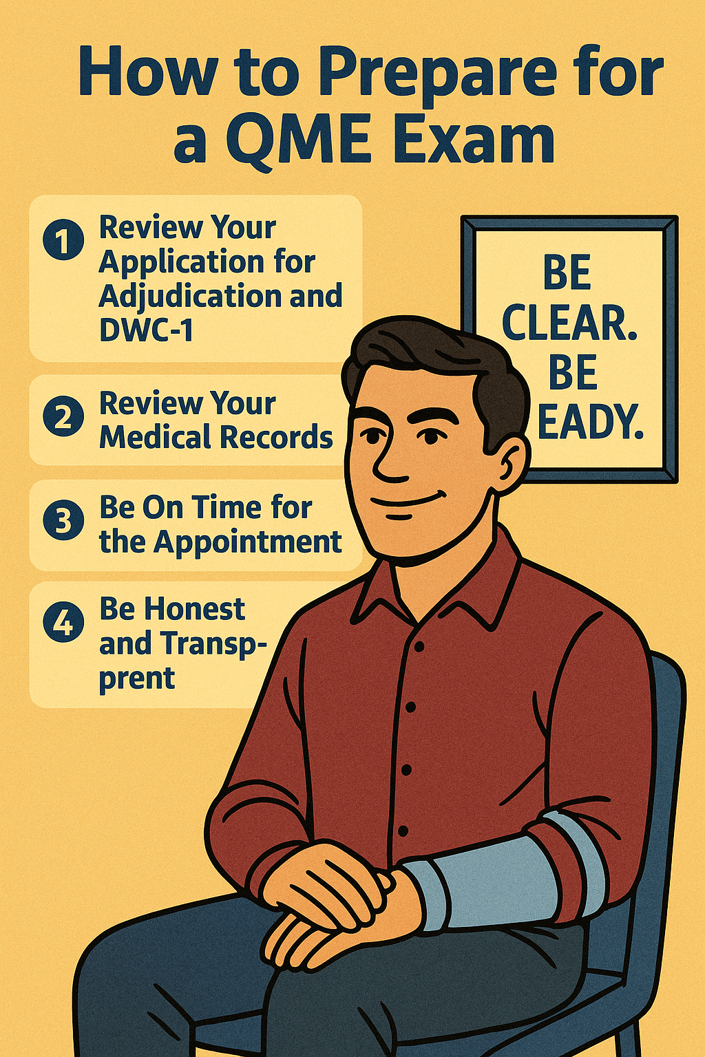 How to Prepare for the Most Important Part of Your Workers’ Comp Case: The QME Exam