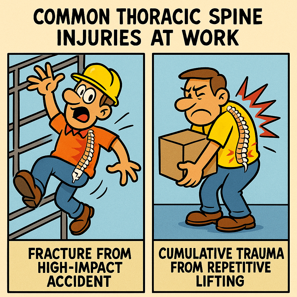 Thoracic Spine Injuries and Paraplegia in California Workers’ Compensation (2025 Guide)