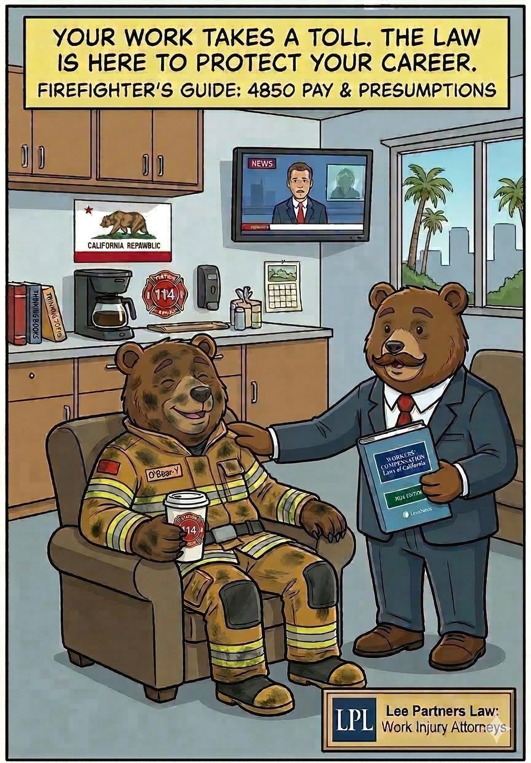 The Firefighter’s Guide to California Workers’ Comp: Presumptions, 4850 Pay, and the Rules That Matter in 2026