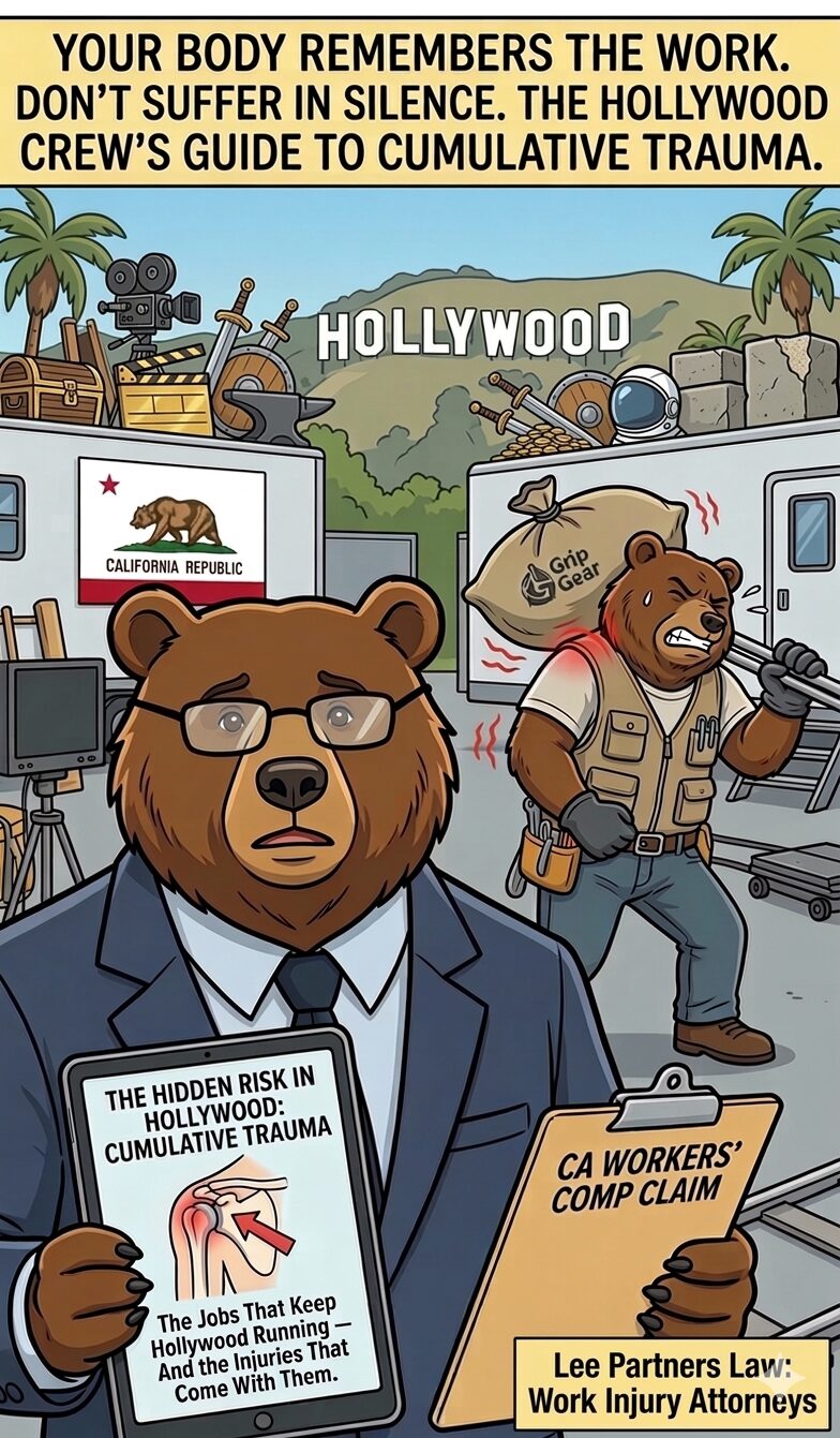 Injured on a Film Set? What Hollywood Crew Members Need to Know About Filing a Workers’ Compensation Claim