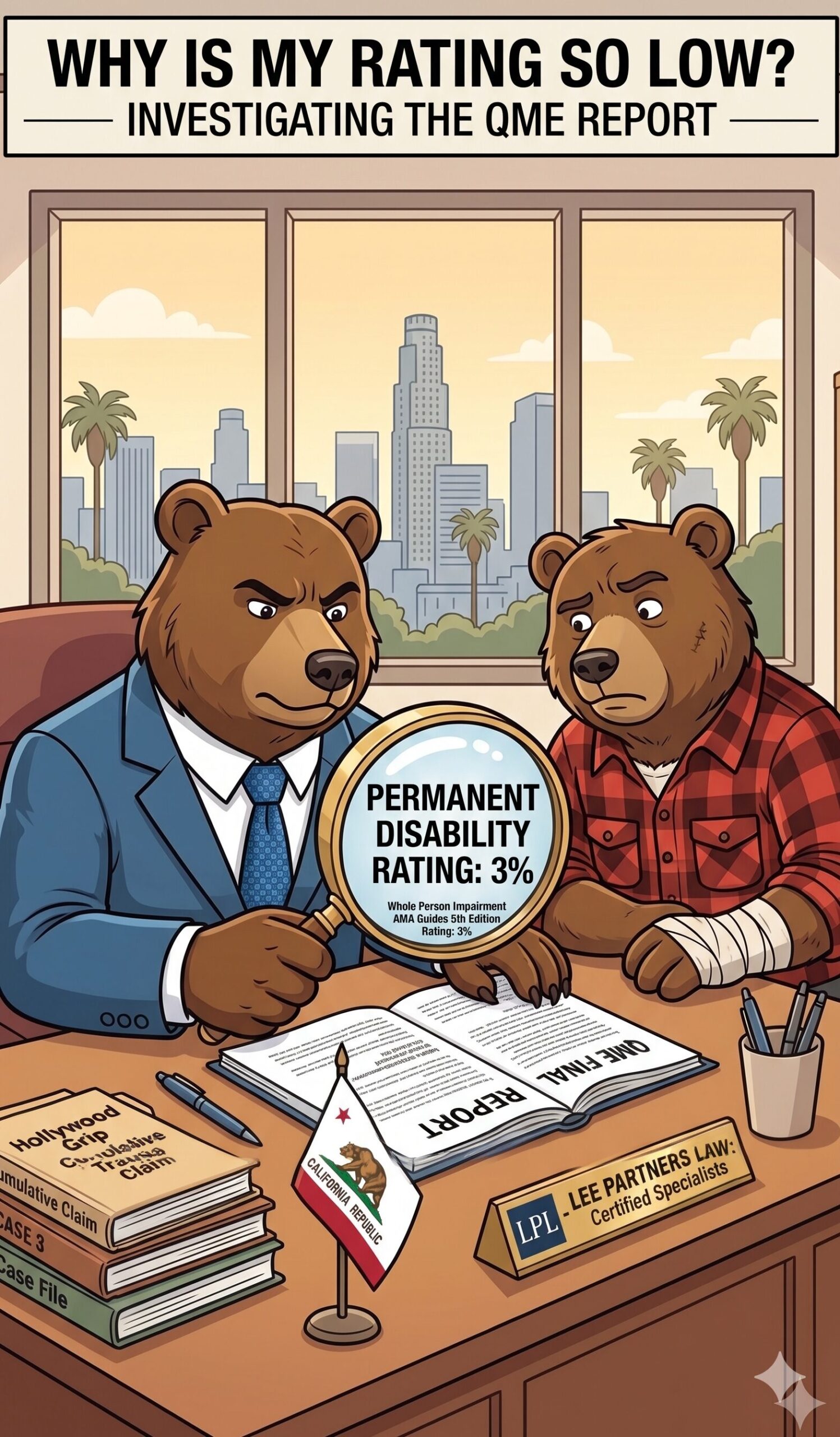 Why Is My California Workers’ Comp Permanent Disability Rating So Low?
