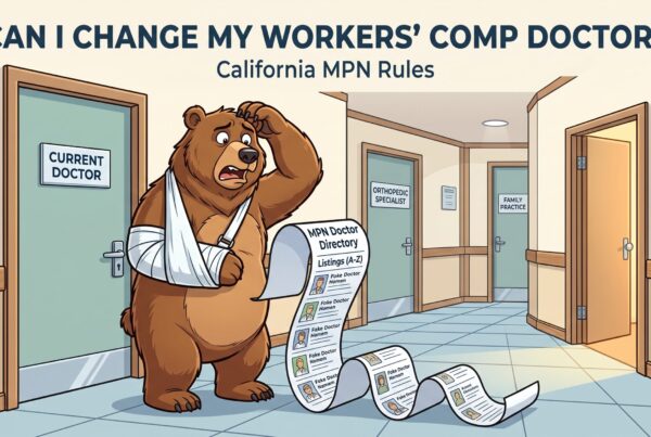California injured worker changing doctors within a workers' compensation MPN